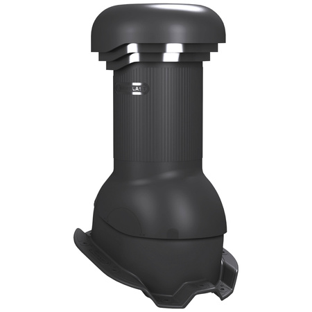 Kominek z wentylatorem o średnicy 125mm Perfekta Pro do blachy trapezowej z odpływem kondensatu