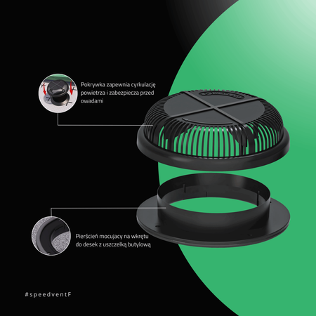 Wywietrznik międzykrokwiowy SPEEDVENT D do pełnego deskowania