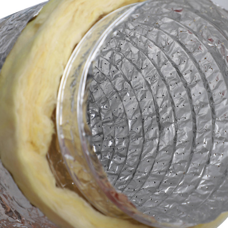 Przewód wentylacyjny IZOFLEX elastyczny izolowany aluminiowy Ø200 mm x 10 mb