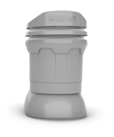 Kominek wentylacyjny niski DN125 mm Parotec do blachy trapezowej