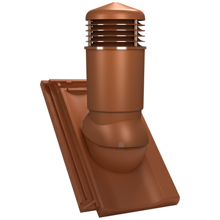 Kominek izolowany Tile Plus do dachówki ceramicznej o średnicy 125mm