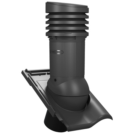 Kominek z odpływem kondensatu Tile Evo do dachówki ceramicznej o średnicy 150 mm