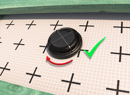 Wywietrznik międzykrokwiowy SPEEDVENT F do membran - szybka wentylacja