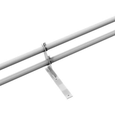 Zestaw ochrony rurowej z 2 rzędami rur do pokryć płaskich