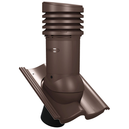 Kominek z odpływem kondensatu Tile Evo do dachówki betonowej o średnicy 150 mm