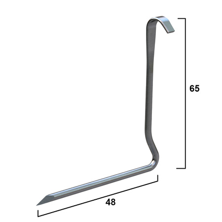 Spinka boczna do dachówek - typ UNI