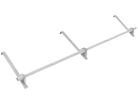 Zestaw ochrony rurowej o długości 150 cm, z 1 rzędem rur, do dachówki karpiówki