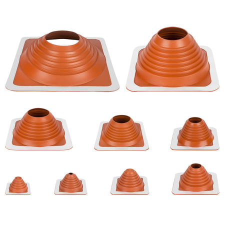 Elastyczne przejście PAROTEC SILICONE nr 4 kwadratowe (70 - 177 mm)