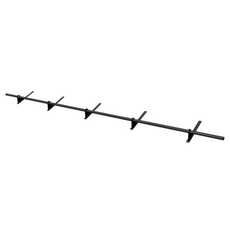 Zestaw ochrony rurowej z 1 rzędem rur do pokryć płaskich