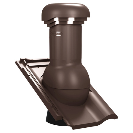 Kominek z odpływem kondensatu Tile Pro do dachówki ceramicznej o średnicy 150 mm