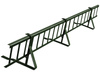 Zestaw płotka przeciwśniegowego o długości 150 cm i wysokości 15 cm, do dachówek betonowych i ceramicznych