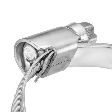 Opaski ślimakowe ze stali nierdzewnej W2 20–32 mm (10 szt.)
