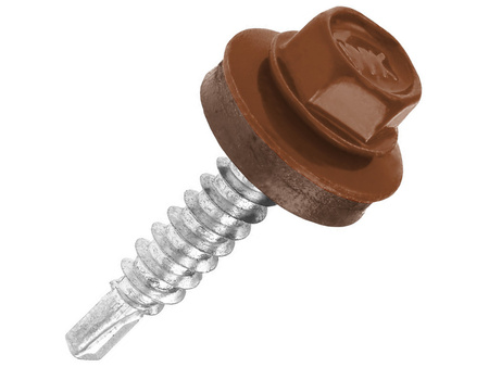 Wkręt samowiercący z podkładką do mocowania blach na zakład 4,8 mm x 19 mm - Wkręt-Met