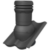 Kominek wentylacyjny niski DN125 mm Parotec do dachówki betonowej - Euronit Profil S