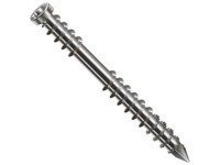 Wkręt do tarasów, ⌀5,0 mm, gwint dociągający, główka cylindryczna, T-STAR plus, 4CUT, stal nierdzewna A2(II)