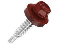 Wkręt samowiercący z podkładką do mocowania blach na zakład 4,8 mm x 19 mm - Wkręt-Met