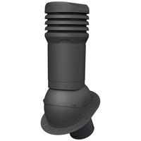 Kominek wentylacyjny z odpływem kondensatu DN125 mm Parotec do pokryć płaskich