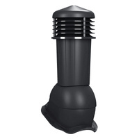 Kominek wentylacyjny z odpływem kondensatu DN125 mm Parotec do blachodachówki