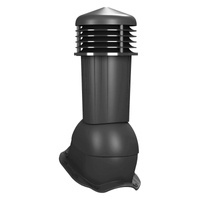 Kominek wentylacyjny z odpływem kondensatu DN125 mm Parotec do blachodachówki