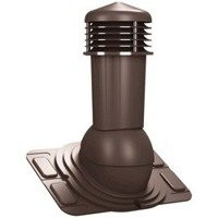 Kominek wentylacyjny z odpływem kondensatu DN125 mm Parotec do blachodachówki