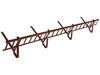Zestaw płotka przeciwśniegowego o długości 150 cm i wysokości 15 cm, do blachodachówki o module 420 mm / 20 mm