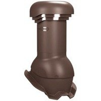 Kominek z wentylatorem o średnicy 125mm Perfekta Pro do blachy trapezowej z odpływem kondensatu