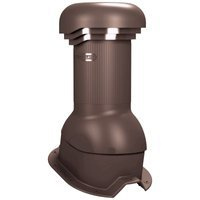 Kominek z wentylatorem o średnicy 125mm Perfekta Pro do blachy trapezowej z odpływem kondensatu