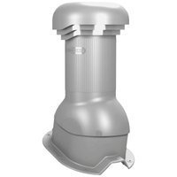 Kominek z wentylatorem o średnicy 125mm Perfekta Pro do blachy trapezowej z odpływem kondensatu