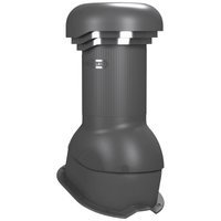 Kominek z wentylatorem o średnicy 125mm Perfekta Pro do blachy trapezowej z odpływem kondensatu