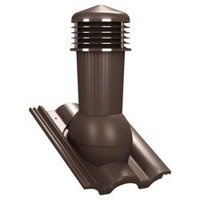 Kominek wentylacyjny z odpływem kondensatu DN125 mm Parotec do dachówki betonowej