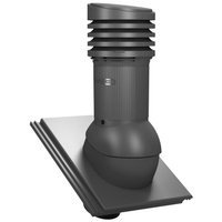 Kominek nieizolowany z odpływem kondensatu Tile Evo do dachówki betonowej o średnicy 125mm