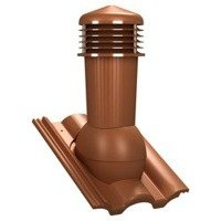 Kominek wentylacyjny z odpływem kondensatu DN125 mm Parotec do dachówki betonowej