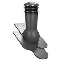 Kominek wentylacyjny z odpływem kondensatu DN125 mm Parotec do dachówki ceramicznej