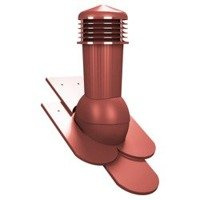 Kominek wentylacyjny z odpływem kondensatu DN125 mm Parotec do dachówki ceramicznej