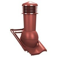 Kominek wentylacyjny z odpływem kondensatu DN125 mm Parotec do dachówki ceramicznej