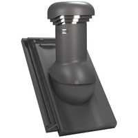 Kominek nieizolowany z odpływem kondensatu Tile Pro do dachówki ceramicznej o średnicy 125mm