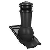Kominek wentylacyjny z odpływem kondensatu DN125 mm Parotec do dachówki ceramicznej