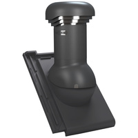 Kominek nieizolowany z odpływem kondensatu Tile Pro do dachówki ceramicznej o średnicy 125mm