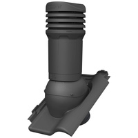 Kominek wentylacyjny z odpływem kondensatu DN125 mm Parotec do dachówki ceramicznej
