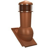 Kominek wentylacyjny z odpływem kondensatu DN125 mm Parotec do dachówki ceramicznej