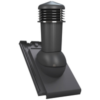 Kominek wentylacyjny z odpływem kondensatu DN125 mm Parotec do dachówki ceramicznej