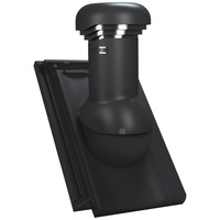 Kominek nieizolowany z odpływem kondensatu Tile Pro do dachówki ceramicznej o średnicy 125mm