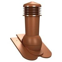 Kominek wentylacyjny z odpływem kondensatu DN125 mm Parotec do dachówki ceramicznej