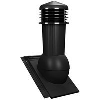 Kominek wentylacyjny z odpływem kondensatu DN125 mm Parotec do dachówki ceramicznej
