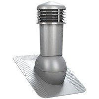 Kominek nieizolowany z odpływem kondensatu Standard Plus do pokryć bitumicznych o średnicy 125mm