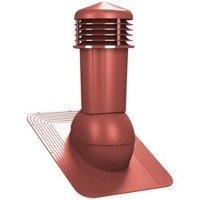 Kominek nieizolowany z odpływem kondensatu Standard Plus do pokryć bitumicznych o średnicy 125mm