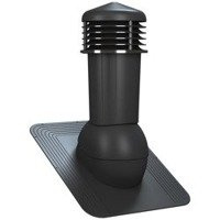 Kominek nieizolowany z odpływem kondensatu Standard Plus do pokryć bitumicznych o średnicy 125mm