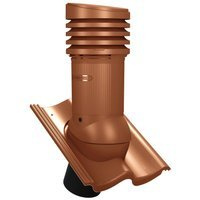 Kominek z odpływem kondensatu Tile Evo do dachówki betonowej o średnicy 150 mm
