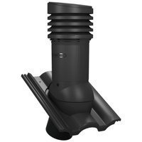 Kominek z odpływem kondensatu Tile Evo do dachówki betonowej o średnicy 150 mm