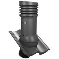 Kominek z odpływem kondensatu Tile Evo do dachówki betonowej o średnicy 150 mm